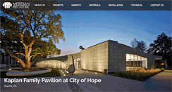 Desktop Screenshot of meridianprecast.com